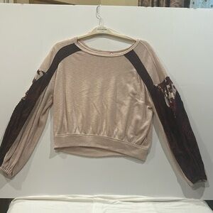 Free People Bubble Sleeve shirt